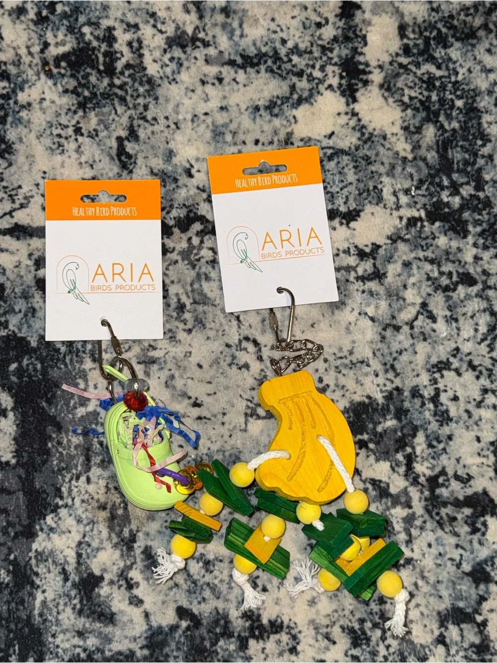 Aria Birds Products Bird Toy Lot of 2 nwt